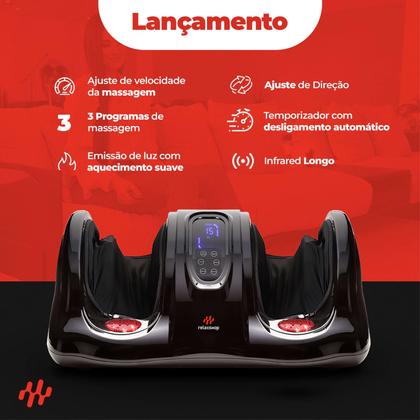 Imagem de Massageador para os pés e pernas shiatsu Foot Massager