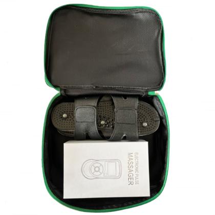 Imagem de Massageador Pés e Pernas Chinelo Reflexologia Acupuntura Bivolt + Bolsa