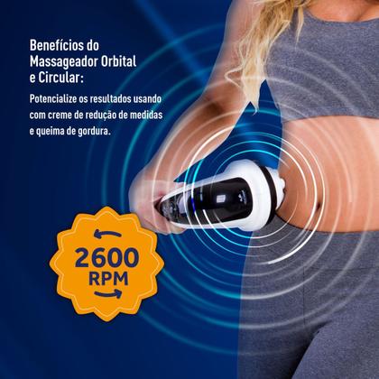 Imagem de Massageador Portátil Elétrico Orbital Relaxmedic 2600 Rotações - 110V