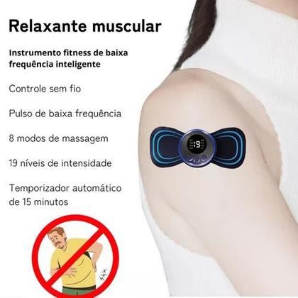 Imagem de Massageador Portátil Recarregável para Relaxamento Físico: Bem-estar Instantâneo