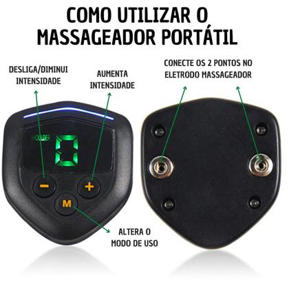 Imagem de Massageador Portátil Recarregável Varilex Usb Dor Pescoço Coluna Pernas