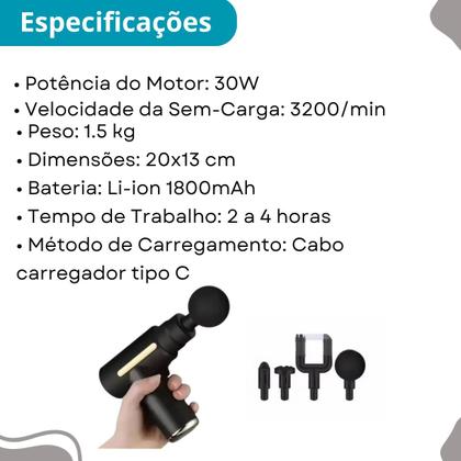 Imagem de Massageador Profissional para Relaxamento e Reabilitação Muscular