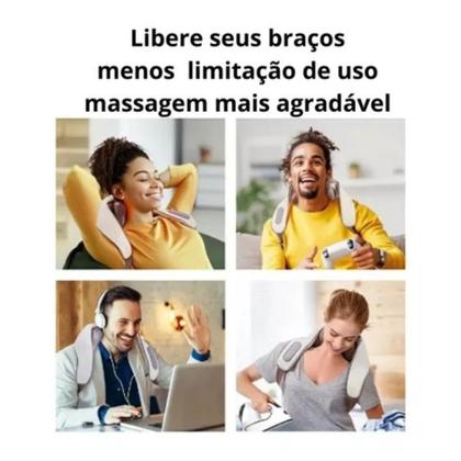 Imagem de Massageador Shiatsu Portátil para Pescoço e Ombros com Alívio 10W