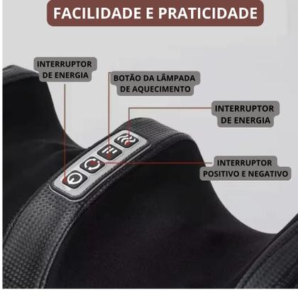 Imagem de Massageador shiatsu profundo shiafoot supermedy bivolt