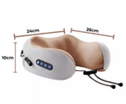 Imagem de Massageador Travesseiro Elétrico Portátil de Pescoço
