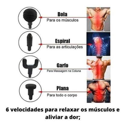 Imagem de Massageadora Elétrica Miofascial Corporal Fisioterap - ACP VARIEDADES