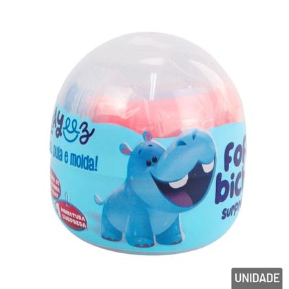 Imagem de Massinha de Modelar 12g Estica e Pula Fofo Bicho - Tudo em Caixa