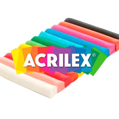 Imagem de Massinha de Modelar Acrilex Soft 12 Unidades