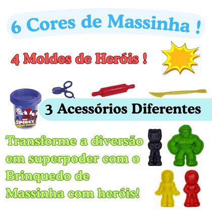 Imagem de Massinha De Modelar Homem Aranha C/ Acessórios - Cotiplas