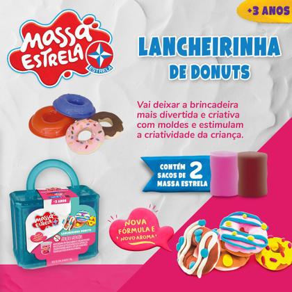 Imagem de Massinha de Modelar - Massa Estrela - Lancheirinha Donuts - Estrela