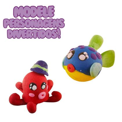 Imagem de Massinha de Modelar Pula e Molda 40g Colorida Brinquedo