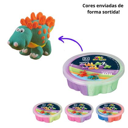 Imagem de Massinha de Modelar Pula e Molda 40g Colorida Brinquedo
