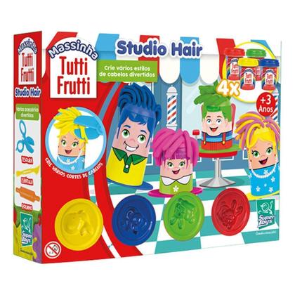 Imagem de Massinha De Modelar Pula E Molda+ Tutti Frutti Cabelo Studio