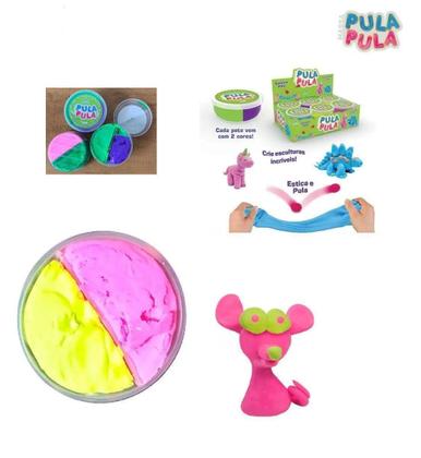 Imagem de Massinha de Modelar Pula Pula Duas Cores Sortidas -Polibrinq