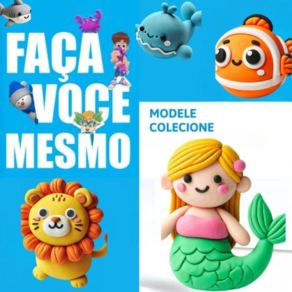 Imagem de Massinha Estilo Biscuit Molda Crie e Modele Arte Facilidade