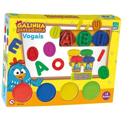 Imagem de Massinha Galinha Pintadinha Vogais