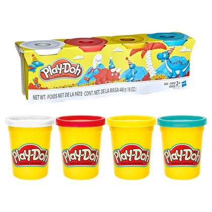 Imagem de Massinha Modelar 4Potes 448g Play-Doh Hasbro