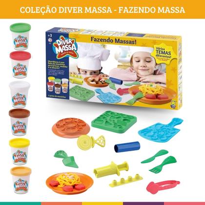 Imagem de Massinha Modelar Infantil Fazendo Massa Brinquedo Comidinha