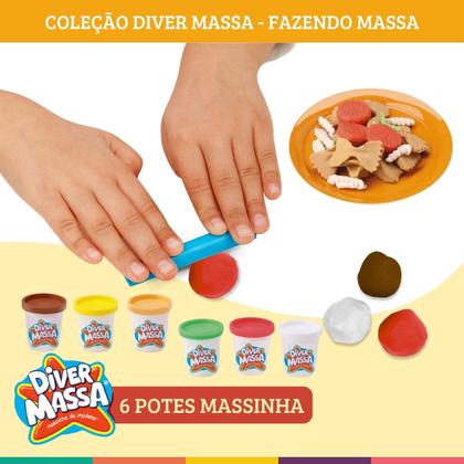 Imagem de Massinha Modelar Infantil Fazendo Massa Brinquedo Comidinha