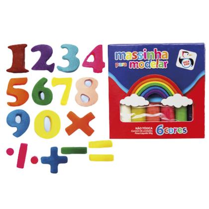 Imagem de Massinha Numeros Jogo Escolar Pedagogico Educativo