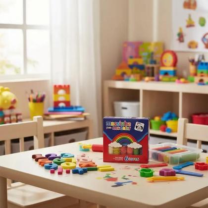 Imagem de Massinha Numeros Jogo Escolar Pedagogico Educativo