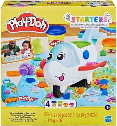 Imagem de Massinha Play Doh Avião Explorador com 04 potes