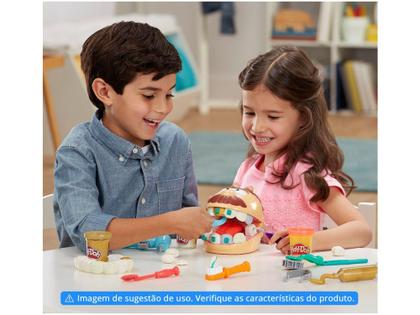 Imagem de Massinha Play-Doh Brincando de Dentista Hasbro - com Acessórios