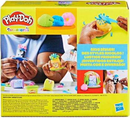 Imagem de Massinha Play Doh Conjunto Animais Estilosos 4 potes