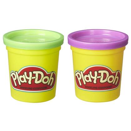 Imagem de Massinha Play-Doh - Conjunto com 2 Cores - Verde Claro e Roxo HASBRO