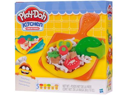 Imagem de Massinha Play-Doh Festa da Pizza - Hasbro com Acessórios