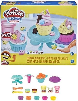 Imagem de Massinha Play Doh Kitchen Creation Cupcake Colorido - Hasbro
