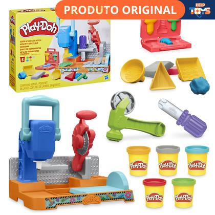 Imagem de Massinha play-doh mesa de ferramentas - hasbro f9141