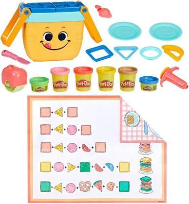 Imagem de Massinha Play Doh Picnic Shapes Starter F6916 Hasbro