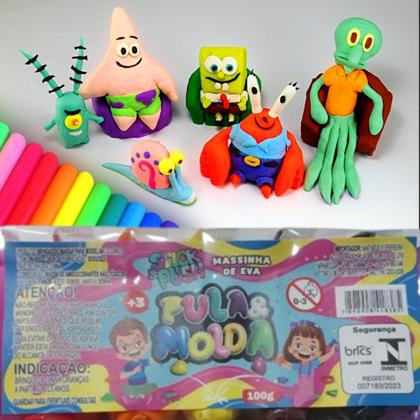 Imagem de massinha pula molda brincar divertida 12 cores sortidas top