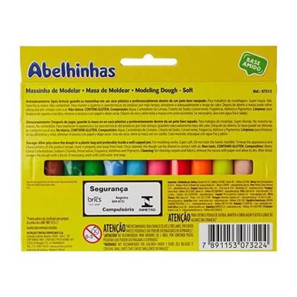 Imagem de Massinha Soft Conjunto com 12 Cores 180g - Acrilex