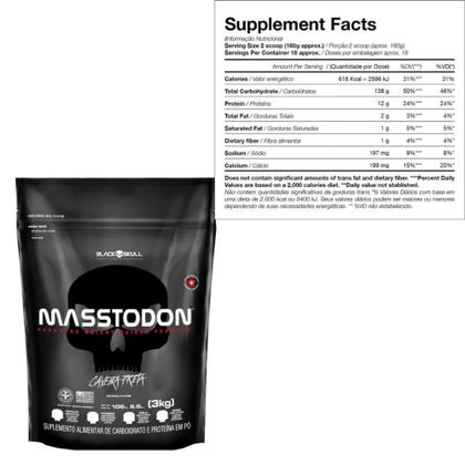 Imagem de Masstodon - 3kg - Black Skull