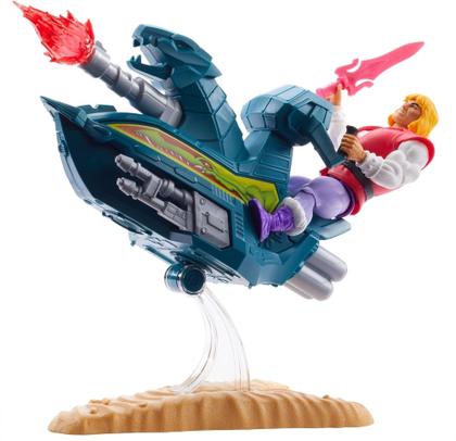 Imagem de Masters of the Universe Origens Jet Sled e Príncipe Adam