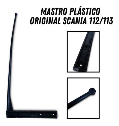 Imagem de Mastro Baliza Lateral Caminhão Scania 112/113 Bicuda
