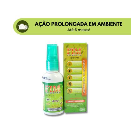 Imagem de Mata Cupim Formiga Barata Kit Spray 3 UN Fim Combina 40ml