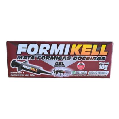 Imagem de Mata Formiga Formikell Gel Seringa Kelldrin 10g Kit c/ 3