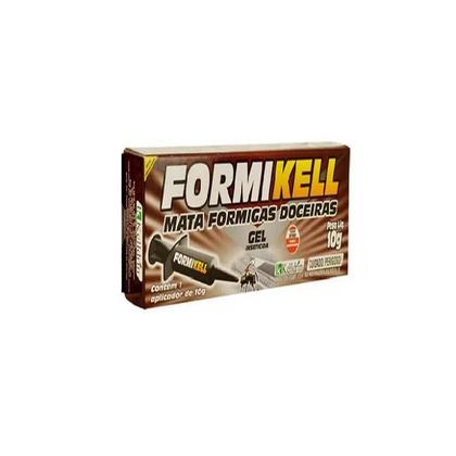 Imagem de Mata Formigas Doceira Formikell Gel Inseticida Aplicador 10g Kit 6
