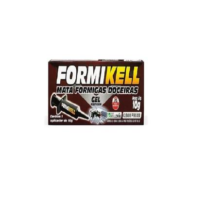 Imagem de Mata Formigas Doceira Formikell Gel Inseticida Aplicador 10g Kit 6