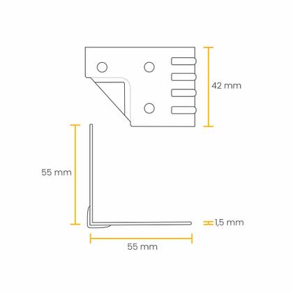 Imagem de Mata-junta Grande Reforçado Rebaixos Para Cases Grandes