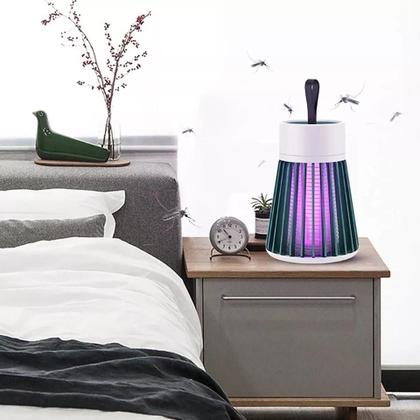 Imagem de Mata Mosquito Silencioso: Armadilha LED UV Repelente Eletrônico