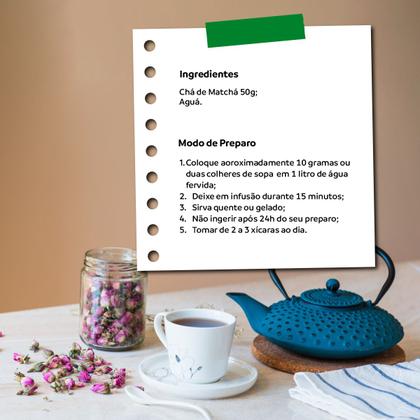 Imagem de Matcha Chá Kit 3 Premium 100% Puro Orgânico Chá Em Pó Sabor Natural 100g