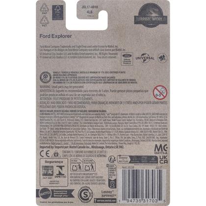 Imagem de Matchbox - Ford Explorer - Jurassic World Rebirth - JGL17