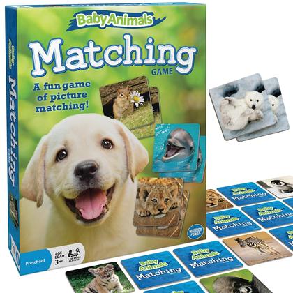 Imagem de Matching Game Wonder Forge Baby Animals, de 3 a 5 anos, educacional