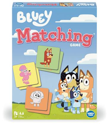 Imagem de Matching Game Wonder Forge Bluey Family para crianças de 3 a 5 anos