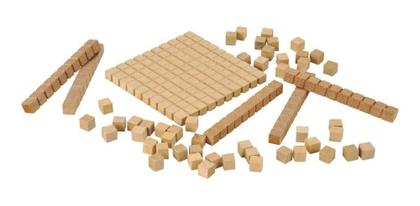 Imagem de Material Dourado C/ 111 Peças - Pedagógico Educativo - Nig