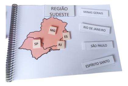 Imagem de Material Pedagógico Geografia Estados E Regiões Do Brasil livro 